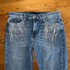 Custom bejeweled Joes Jeans